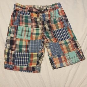 Boys plaid shorts
